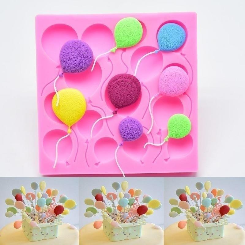 Balony silikonowe ciasto kremówki Sugarcraft czekolada dekorowanie Mold narzędzia do pieczenia