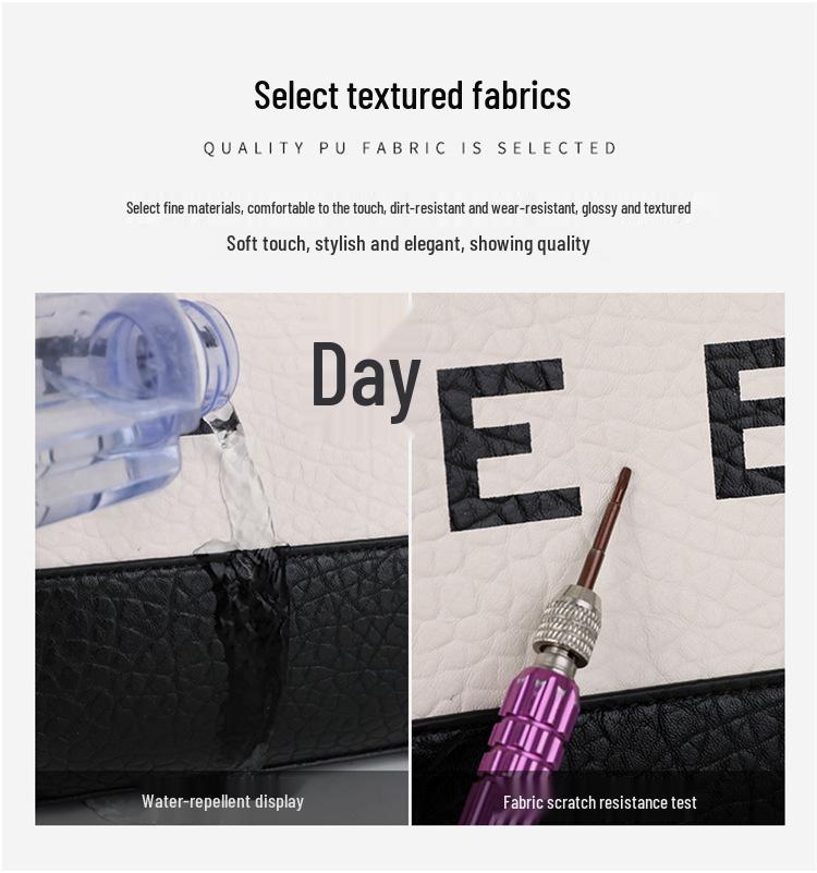 Dvoubarevná evropská a americká módní velká tote taška přes rameno a crossbody