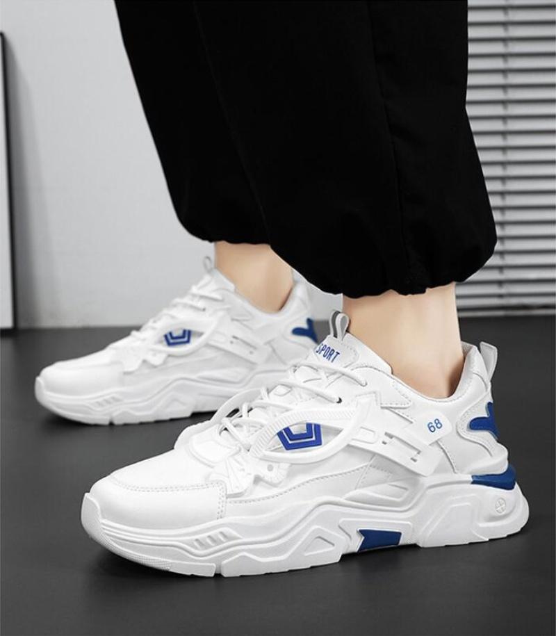 Men's Height Increasing Shoes Four Season Thick Soled Men's Casual Sports Shoes Soft Soled Comfortable Outdoor Running Shoes