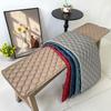 Quilted Thick Bench Cushion Anti Slip Shoe Changing Stools Wooden Sofa Chair Seat Cushion Garden Patio Chair Mat Bay Window Pads