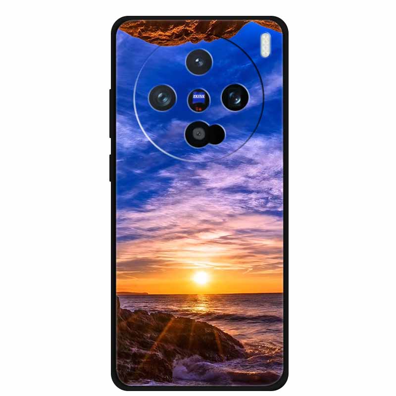 Cartoon Patterns Phone Case For Vivo X100 Ultra pro 5G Soft TPU Silicone Shield Back Cover Funda X 100 Fashion Luxury Bumper