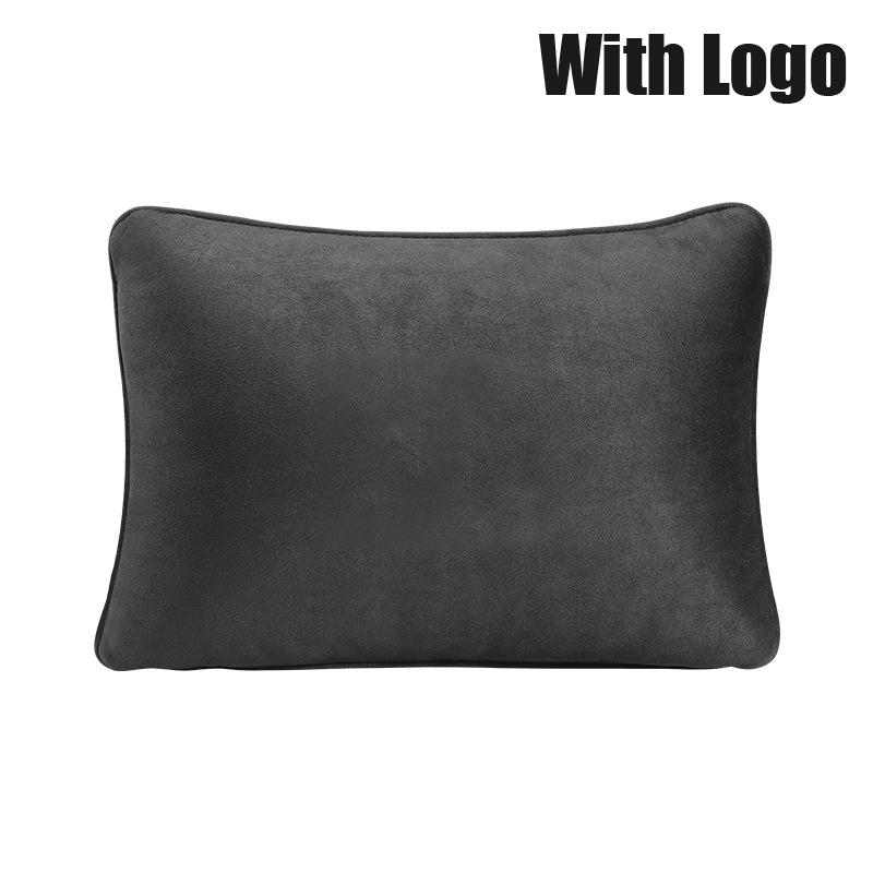 Car Seat Headrest Neck Pillow Memory Soft Comfort Neck Cushion With Logo Car Accessories for Model 3 Model Y Model S Model X