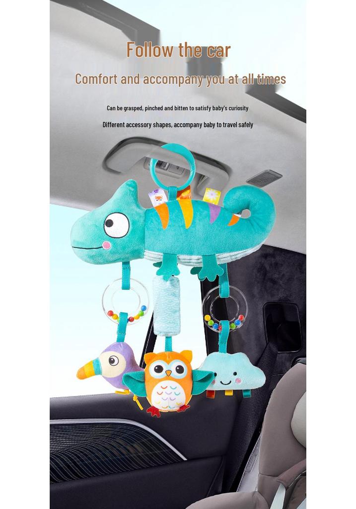 Weaners World Crib & Stroller Hanging Rattle Toy for Infants 0-1 Year - Wind Chime Baby Early Learning Pendant