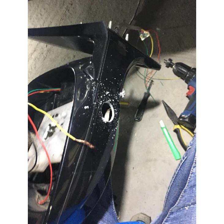 Reversing Radar Design Car Eagle Eye LED Day Running Light Auto Under Side Rear View Mirror Puddle Light Car Door Welcome Lights
