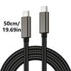 USB 3.2 Type C To Type C Cable 100W Fast Charging Cable 20Gbps Data Rate for Laptops Tablets and Smartphones