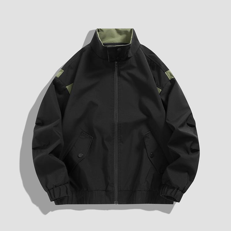 

Куртка в гонконгском стиле со стойкой, ветрозащитная, с несколькими молниями для улицы 3XL