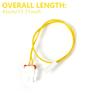 Pack of 4 Refrigerator Defrost Temperature Sensor Probe Refrigerator Temperature Sensor Suitable for Multiple Models