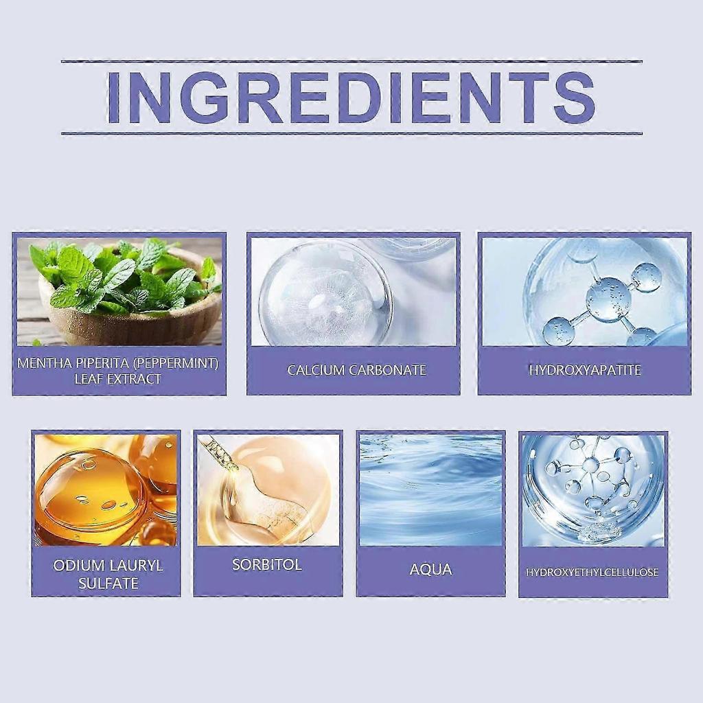 Hydroxylapatit-Zahnpasta für fortschrittlichen Zahnschmelzschutz, Sanfte und wirksame Formel, Fluoridfreie Minz-Zahnpasta für empfindliche Zähne