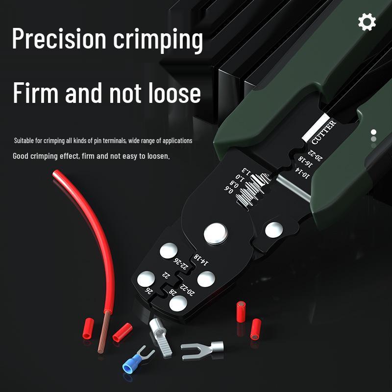 VE Cold Crimp Terminal Kit with Pliers - Quick Wiring Tool for Electricians