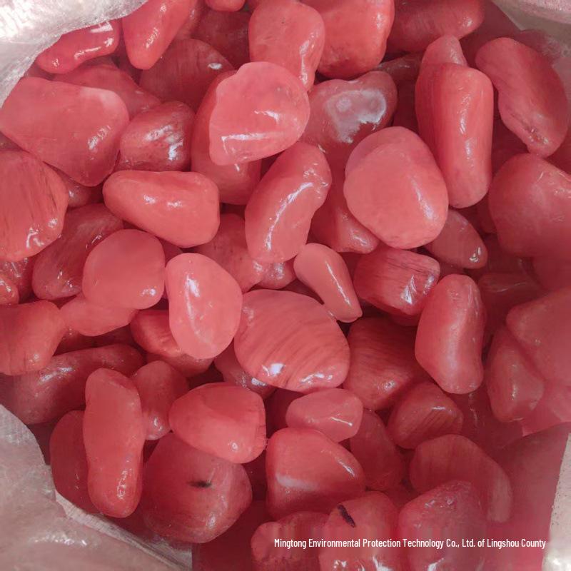 Multicolored Transparent Glass Rocks for Landscaping & Fish Tanks