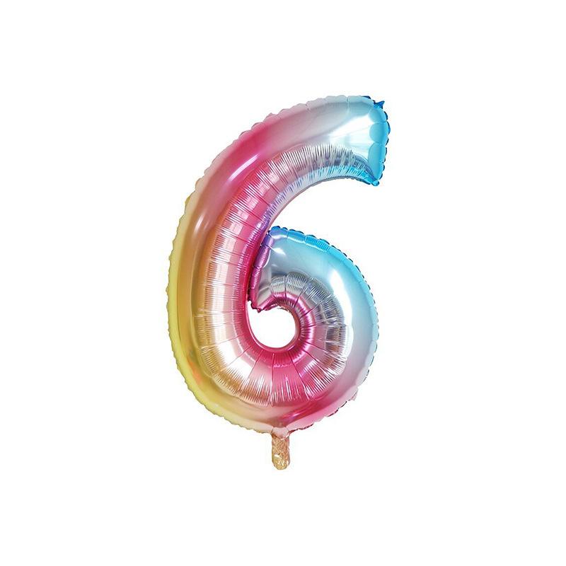 32 Zoll große Folien-Geburtstagsballons, Zahlenballonfiguren, alles Gute zum Geburtstag, Partydekorationen, Kinderballon, Geburtstagsluftglobos