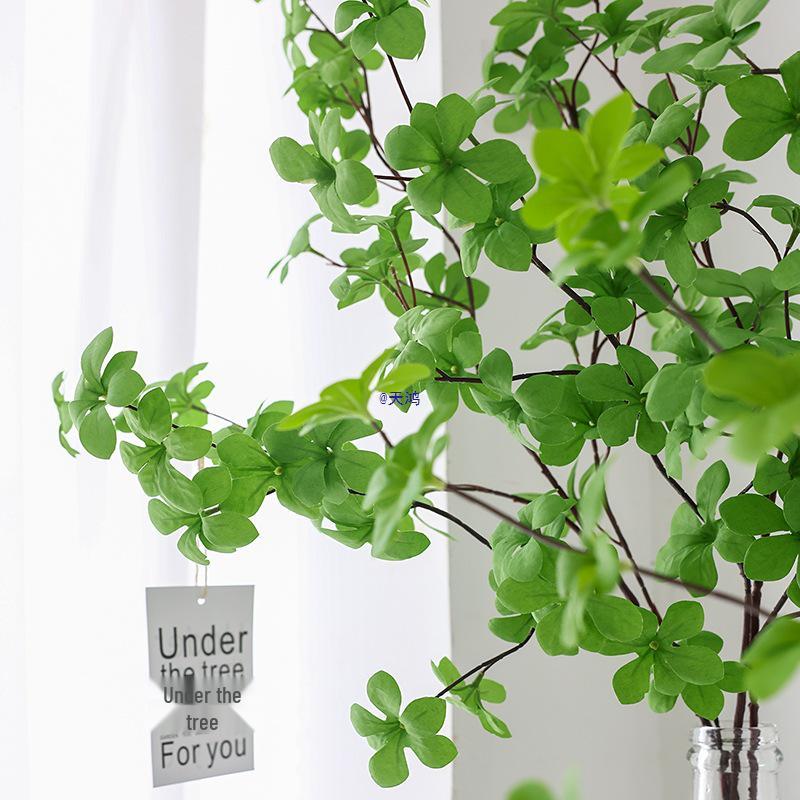 Nordic Green Japanese Bellflower & Andromeda Faux Branch for Home Decor