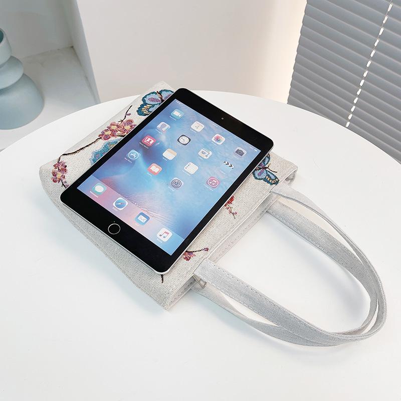 Baby Elephant Double-sided Embroidered Portable Small Bag Women's New Carry-on Handbag Change Mobile Phone Bag