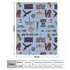 Philly Pattern - Blue Throw Blanket No Pilling Soft Warm Blanket for Bed