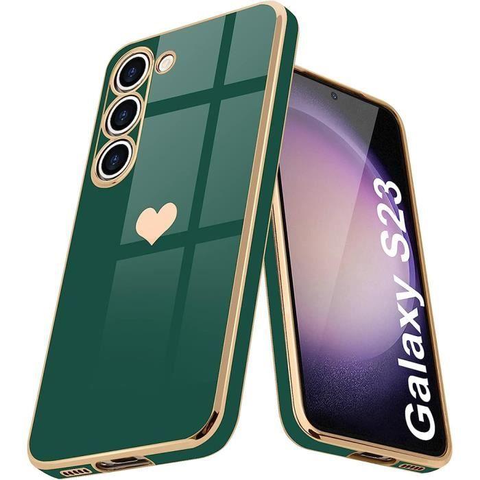 Coque - Samsung - Galaxy S23 - Silicone TPU - Ultra Slim - Vert Nuit