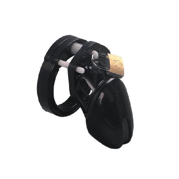 Small Standard Male Chastity Device Cock Cage 2 Size Silicone Rings with Brass Lock and Number Tags Sex Toys for Men Adult%
