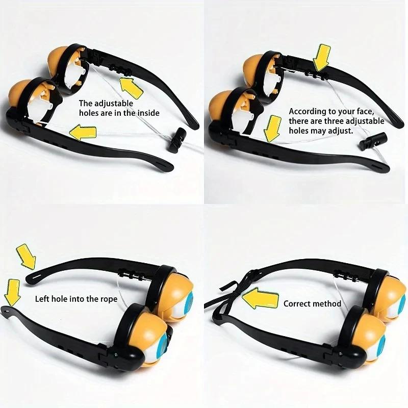 1 Stück Lustige Brille für Kinder Verrückte Kulleraugen Brille mit Blinzelndem Augapfel Neuheit Halloween Weihnachtsgeschenke Streichrequisiten