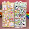 3D Puffy Stickers Panda Rabbit Bear Animal Squishy Stickers for Kids Cute Bubble Butt Stickers for Crafts Phone Case Decor