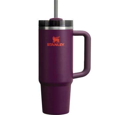 STANLEY H2.0 Vacuum Quencher 0.88L Plum Cold Insulated Sturdy Straw Water Bottle Summer Outdoor Dishwasher