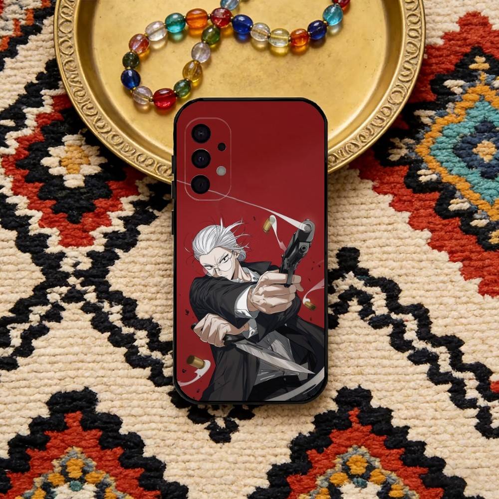 Sakamoto Anime DAY Phone Case For Samsung S25,S24,S23,S22,S21,S20,Plus,Fe,Lite,Others Black Cover