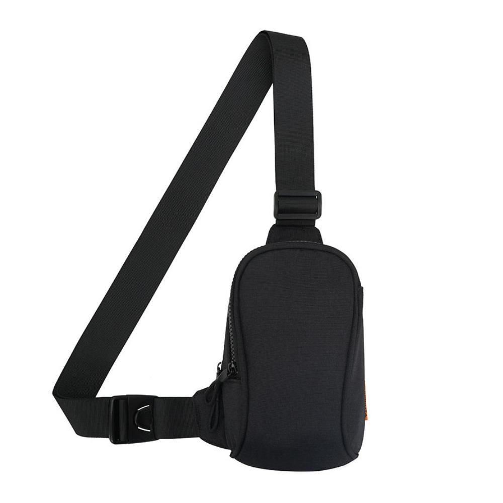 Solid Color Mobile Sports Chest Bag Storage Sports Shoulder Crossbody Bag Mobile Shoulder Bag  Boys