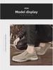 Men's Large-Size Slip-On Canvas Loafers with Thick Soles