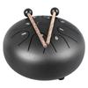 Tongue Drum 6 Inch 8 Tone Stainless Steel Worry Free Empty Spirit Drum for Performance Meditation