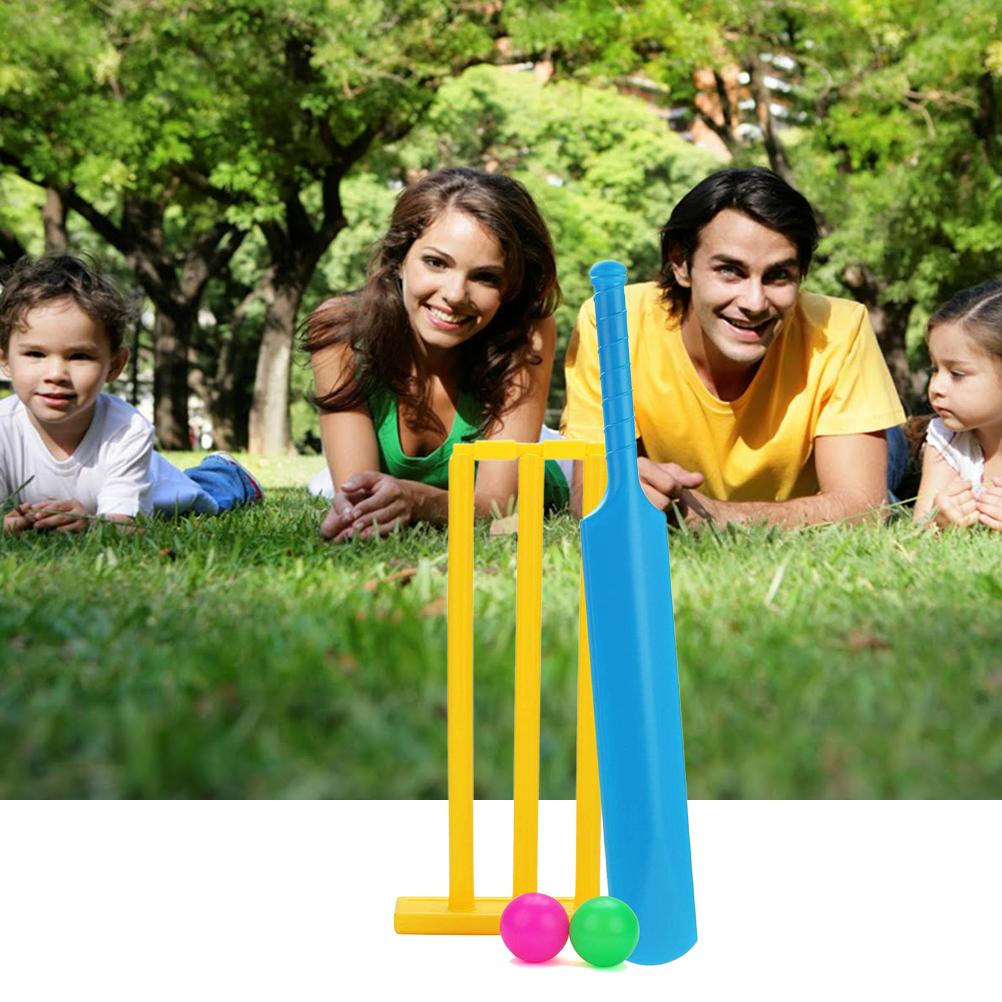Kinder Kricket Set Sport Eltern Kind Interaktives Kricket Indoor Outdoor Spiel Spielzeug