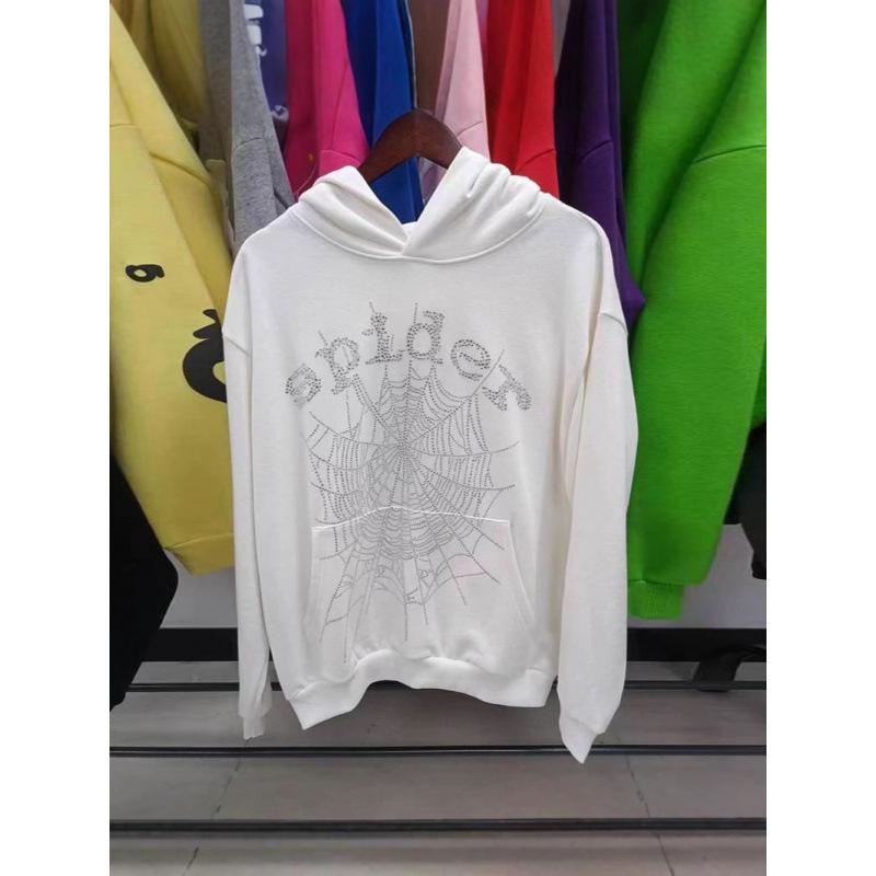 Sp5der Huvtröja: Tungvikts sweatshirt med fleecefoder 450G