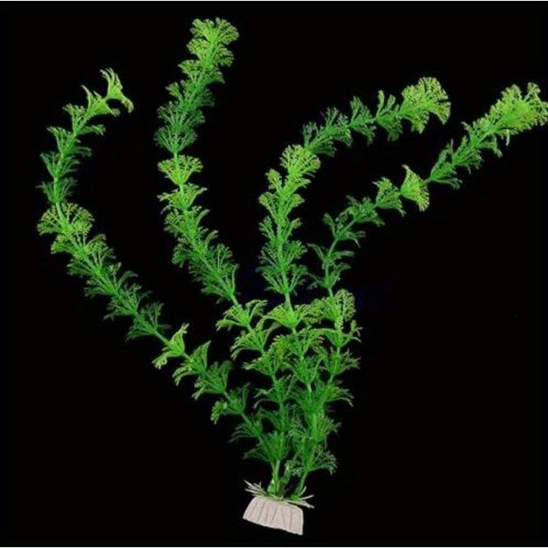 3pcs Artificial Aquarium Plants Decoration Fish Tank Water Plant Grass Ornament Plastic Underwater Aquatic Water Weeds Viewing Decor