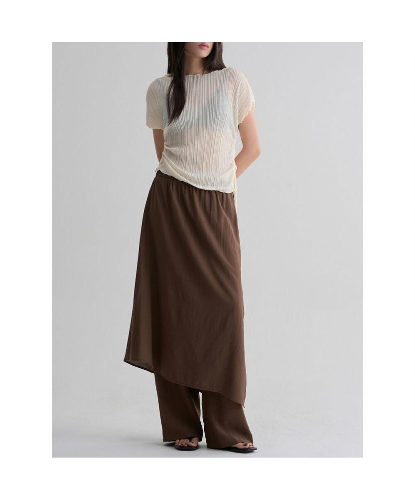 8seconds Layered Pants Skirt Brown