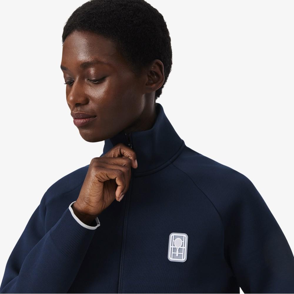[lacoste] Women's Tennis Heritage Sweat Zip-Up SF0228-56G166