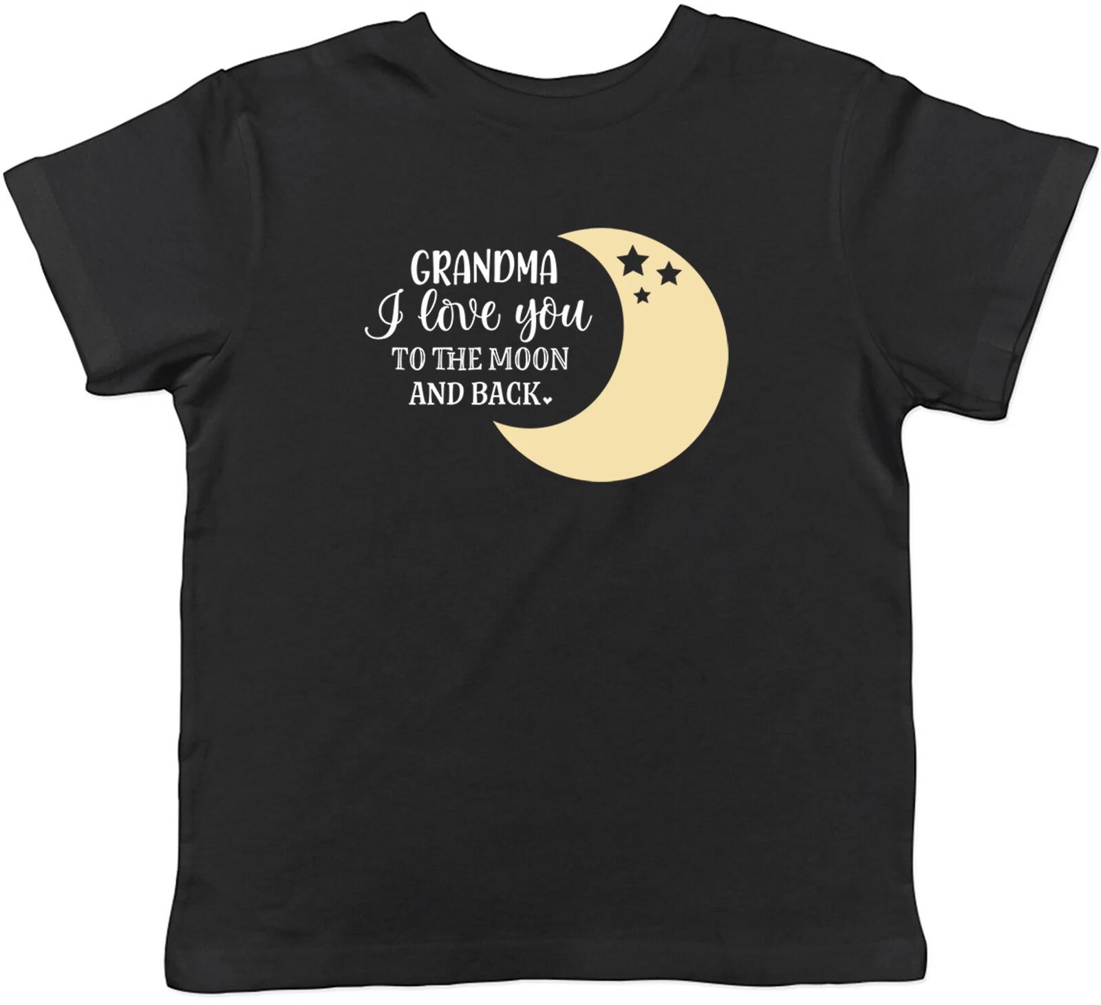 

Grandma Love You To The Moon & Back Moon Childrens Kids T-Shirt Boys Girls 150