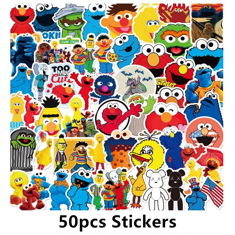 Sesames Streeted Balloon Theme Happy Birthday Banner Party Decoration Supplies Toys Disposable Tableware Background Cake Topper