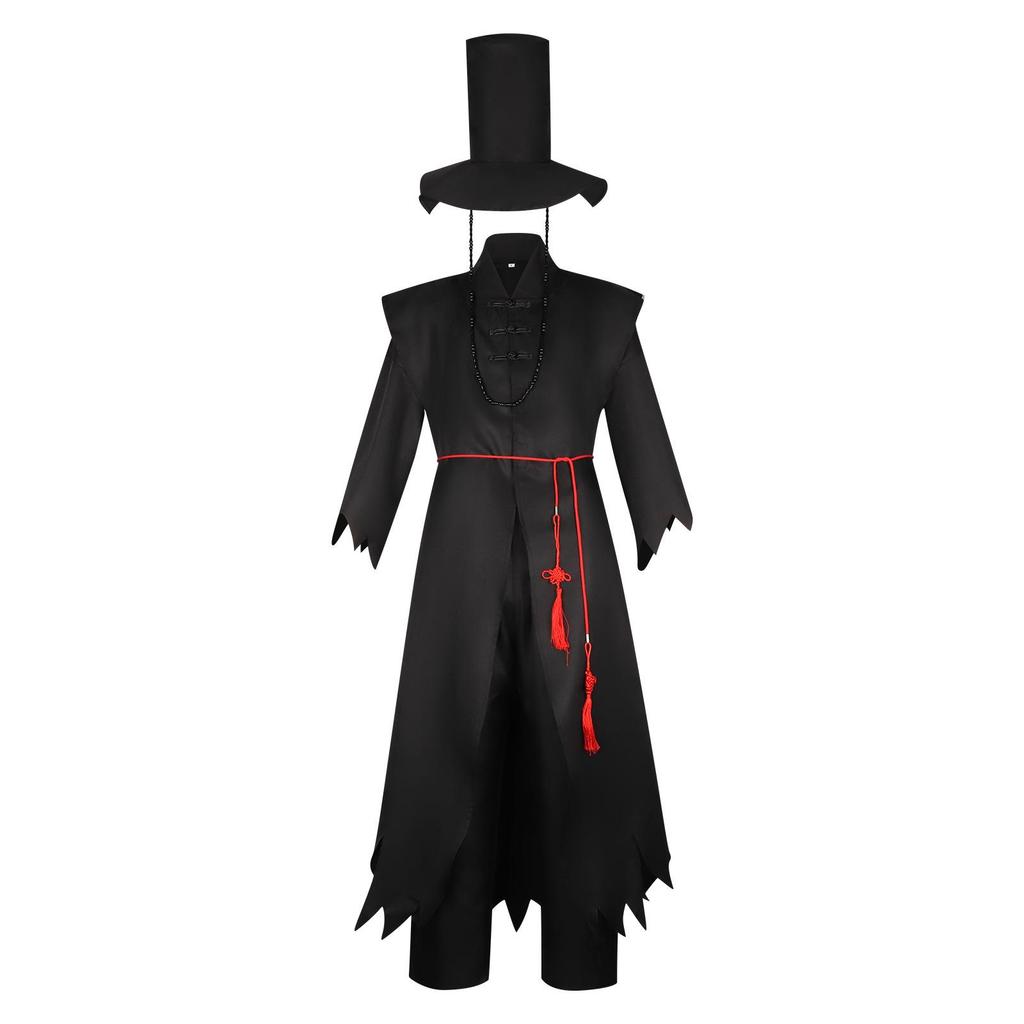 Hunter Demon Shaka Boys Cosplay Outfit - Qin Yu & Abby Black Stage Costume