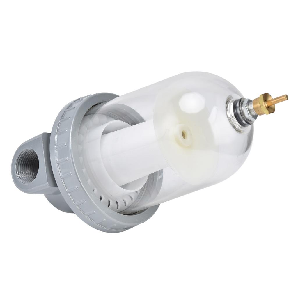 Air Compressor Filter Oil Water Separator with Transparent Cup High Filtering Accuracy 0.63MPaQSL‑25 G1