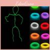 Energy Saving El Wire Costume Illuminated Strips For Stickman Figures At Parties And Camping