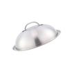 Round Basting Cover 12.6'' with Handle Grilling Stainless Steel Cheese Melting Dome for Steak Cooking Kitchen Burgers Sandwiches