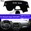 2 Layers Car Inner Dashboard Cover Dashmat Pad Carpet Dash Sun Shade For Renault Captur 2014 2015 2016 2017 2018  LHD RHD