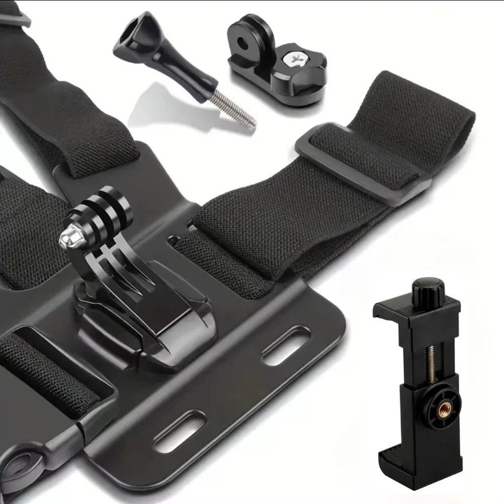 with Chest Strap Chest Mobile Phone Holder Action Camera Bracket for GoPro/iPhone/Samsung