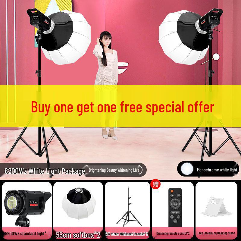 Ultra-Bright Spherical Fill Light for Live Streaming and Photography