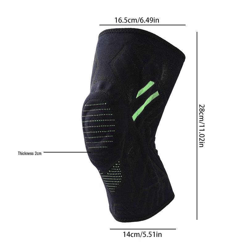 Tingbai Sports Knee Brace with Silicone Spring Support (Pair)