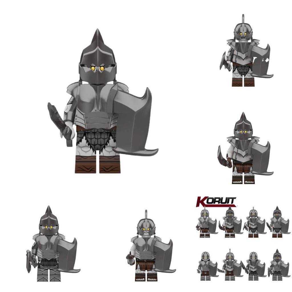 Kt1056 Ancient Soldier Series Orc Building Blocks Figure Toy Bag