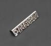 Yamako Stainless Steel Chopstick Rest Delta Hammered Finish 15383