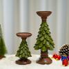 Christmas Tree Candlestick Home Restaurant Counter Desktop Christmas Atmosphere Christmas Decoration Candle Display