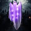 Halloween Hanging Ghosts Light Battery Powered Glowing Door Hanging Ghost Ghost Hanging Night Light for Outdoor Yard Decoration