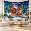 Christmas Printed Tapestry Wall Hanging For Bedroom Living Room Wall Decor Holiday Gift