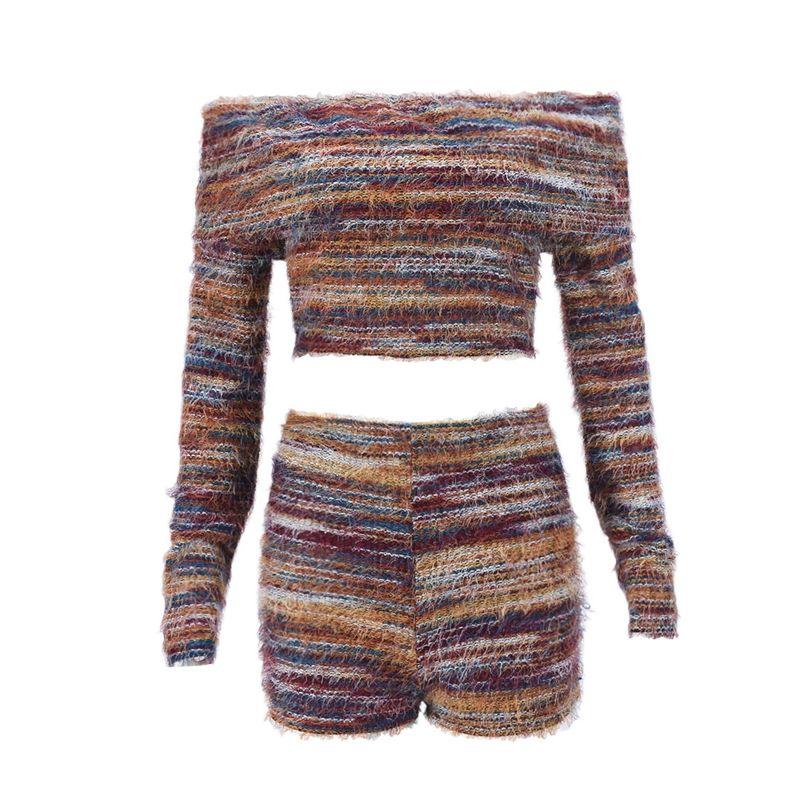 

Chest Hugging and Waist Revealing Shorts Set Chest Wrap Midriff Outfit Shorts Suit Red L