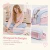 Polka Dot Design Pencil Case Large Capacity Pencil Pouch Multi Function Stationery Bag  Students