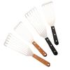 Stainless Steel Slotted Spatula with Wooden Handle Heavy-Duty Turner for Steak Fish BBQ Heat-Resistant Rust-Proof Essential Kitchen Tool for Flipping